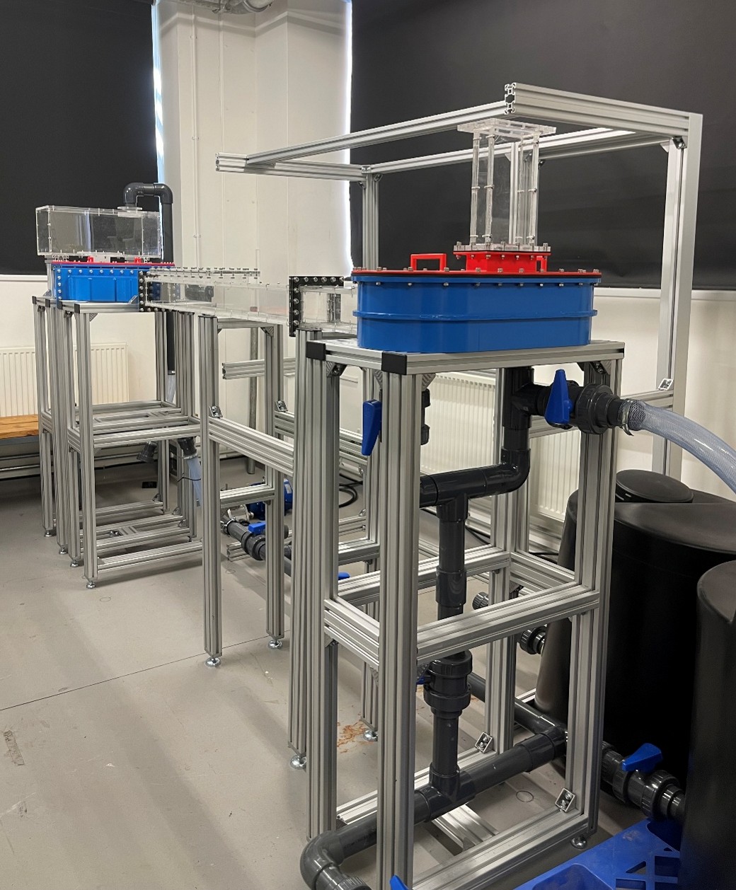 Photo of the Refractive Index Matching (RIM) Test Rig